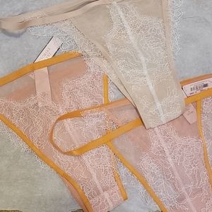 3New Victoria's Secret Brazilian lace underwear, M